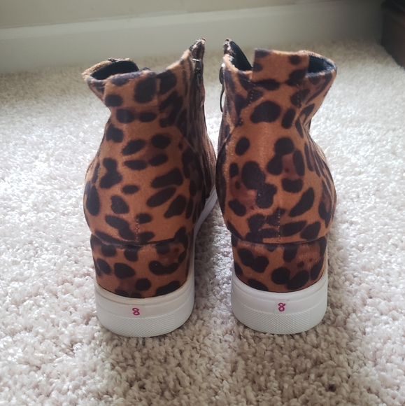 Ccocci Wedge Sneaker Booties NWOT - Picture 3 of 8